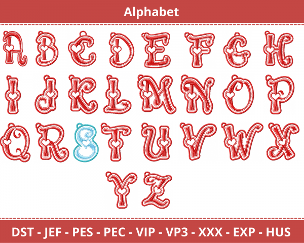 Alphabets Embroidery Design Bundle - Monogram - Font - Machine Embroidery Pattern – Instant Download Machine Embroidery Designs