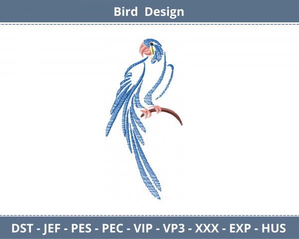 Bird Embroidery Design - Machine Embroidery Pattern - Instant Download Machine Embroidery Designs