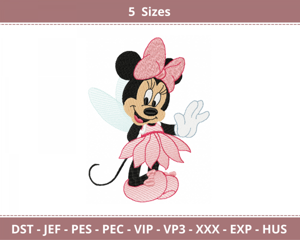 Mickey Mouse Embroidery Design - Cartoon - Machine Embroidery Pattern - 5 Sizes - Instant Download Machine Embroidery Designs