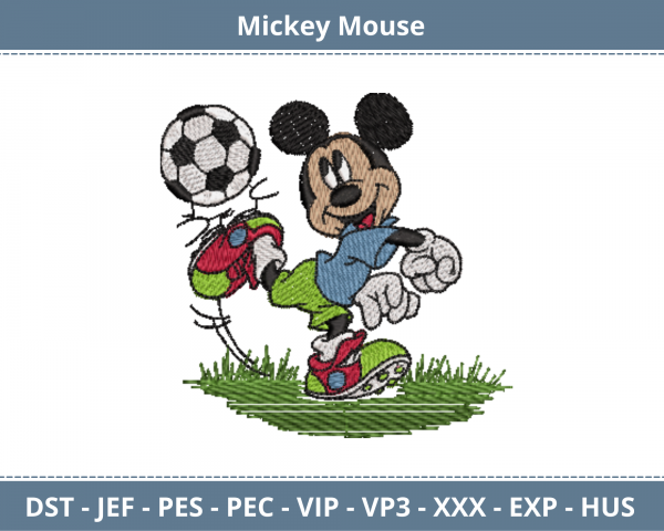 Mickey Mouse Embroidery Design - Disney Cartoon - Machine Embroidery Pattern  - Instant Download Machine Embroidery Designs
