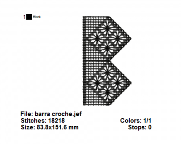 Border Embroidery Design - machine Embroidery Pattern - Instant Download Machine Embroidery Designs