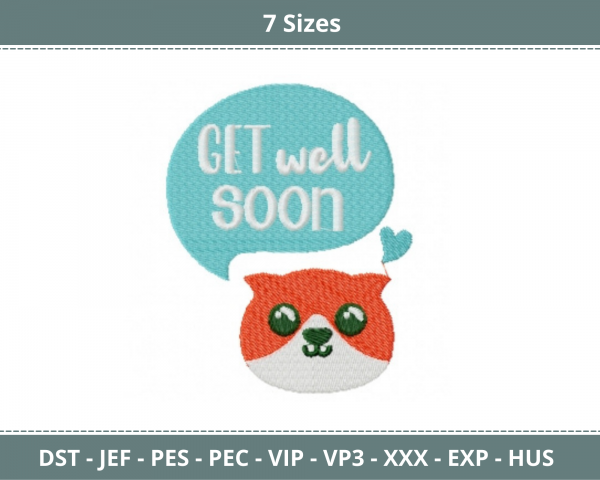 Well Wishers Embroidery Design - Machine Embroidery Pattern - 7 Sizes - Instant Download Machine Embroidery Designs