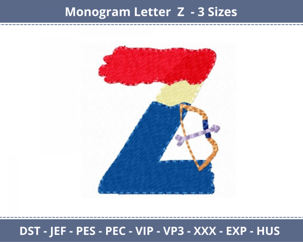Alphabets Embroidery Design - Monogram - Font - Machine Embroidery Pattern – 3 Sizes - Instant Download Machine Embroidery Designs