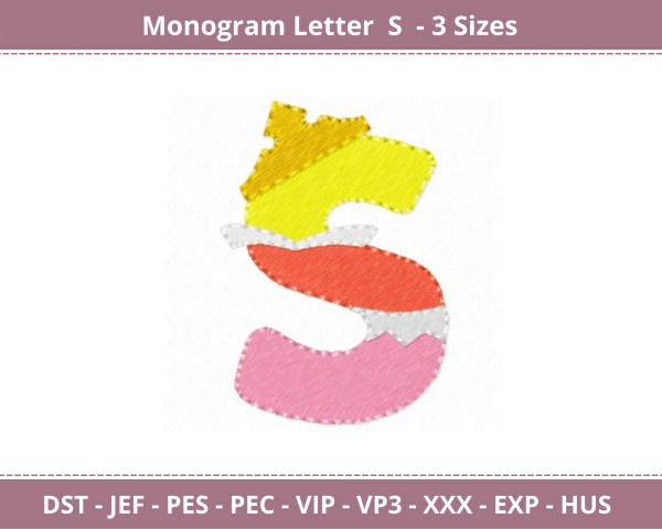 Alphabets Embroidery Design - Monogram - Font - Machine Embroidery Pattern –  3 Sizes - Instant Download Machine Embroidery Designs