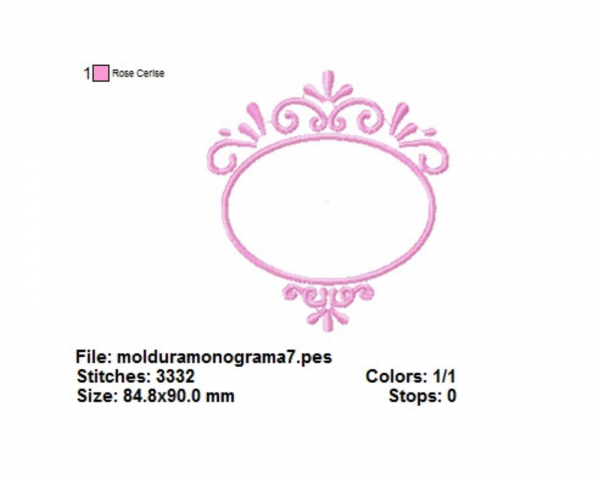 Frame Embroidery Design - Machine Embroidery Pattern - Instant Download  Machine Embroidery Designs