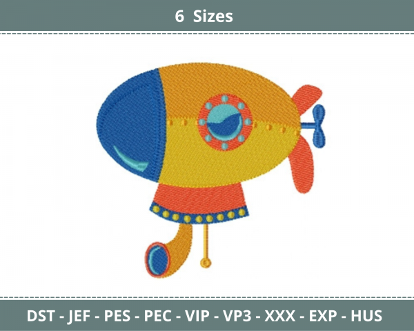 Kids Toy Embroidery Design - Machine Embroidery Pattern - 6 Sizes - Instant Download Machine Embroidery Designs