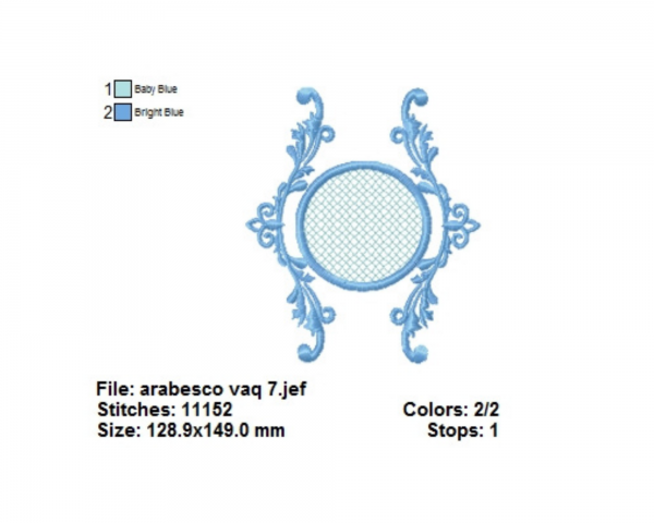 Creative Frame Embroidery Design - machine Embroidery Pattern - Instant Download Machine Embroidery Designs