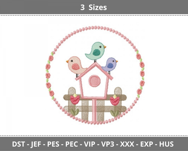 Creative Embroidery Design - machine Embroidery Pattern - 3 Sizes - Instant Download Machine Embroidery Designs