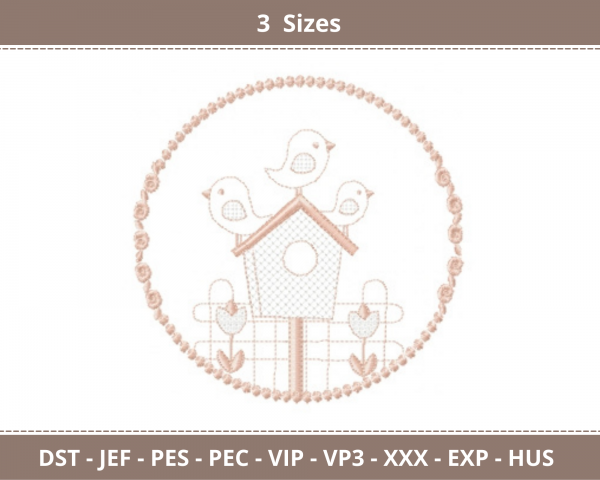Creative Embroidery Design - machine Embroidery Pattern - 3 Sizes - Instant Download Machine Embroidery Designs