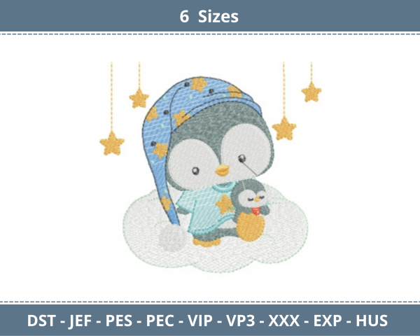 Cartoon Embroidery Design - Machine Embroidery Pattern - 6 Sizes - Instant Download Machine Embroidery Designs