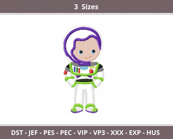 Toy Story Embroidery Design -  Machine Embroidery Pattern - 3 Sizes - Instant Download Machine Embroidery Designs