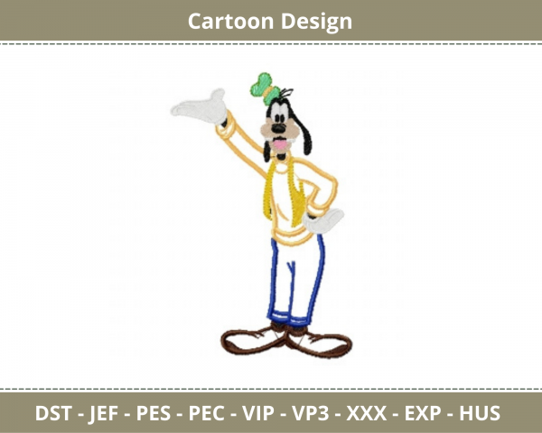 Disney Cartoon Embroidery Design - Machine Embroidery Design - Instant Download Machine Embroidery Designs